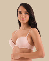 La Senza Sexy Gel Padding Plunge Bra LIGHT PINK / 34B